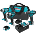 thumbnail image 1 of Makita 12V CXT 1.5 Ah Cordless 4-Piece Combo Kit, 1 of 2