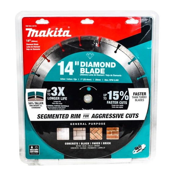 Makita 14-inch Segmented Rim General Purpose Diamond Blade E-01719