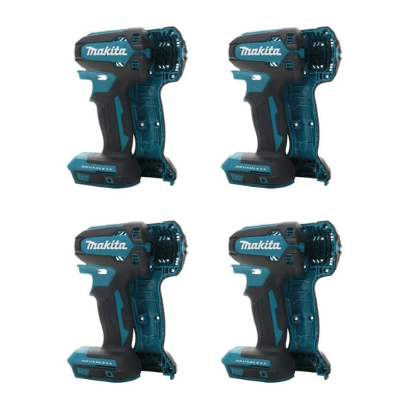 Makita 183E34-9 OEM Housing Set for Impact Driver XDT13M/R/Z, XDT131/13M/13R/13T/13Z, XPDT13 (4-Pack)