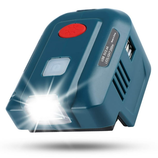 Makita 18V Battery Inverter Generator Anself Portable Source with Dual USB Adapter and LED Light Walmart Business Supplies