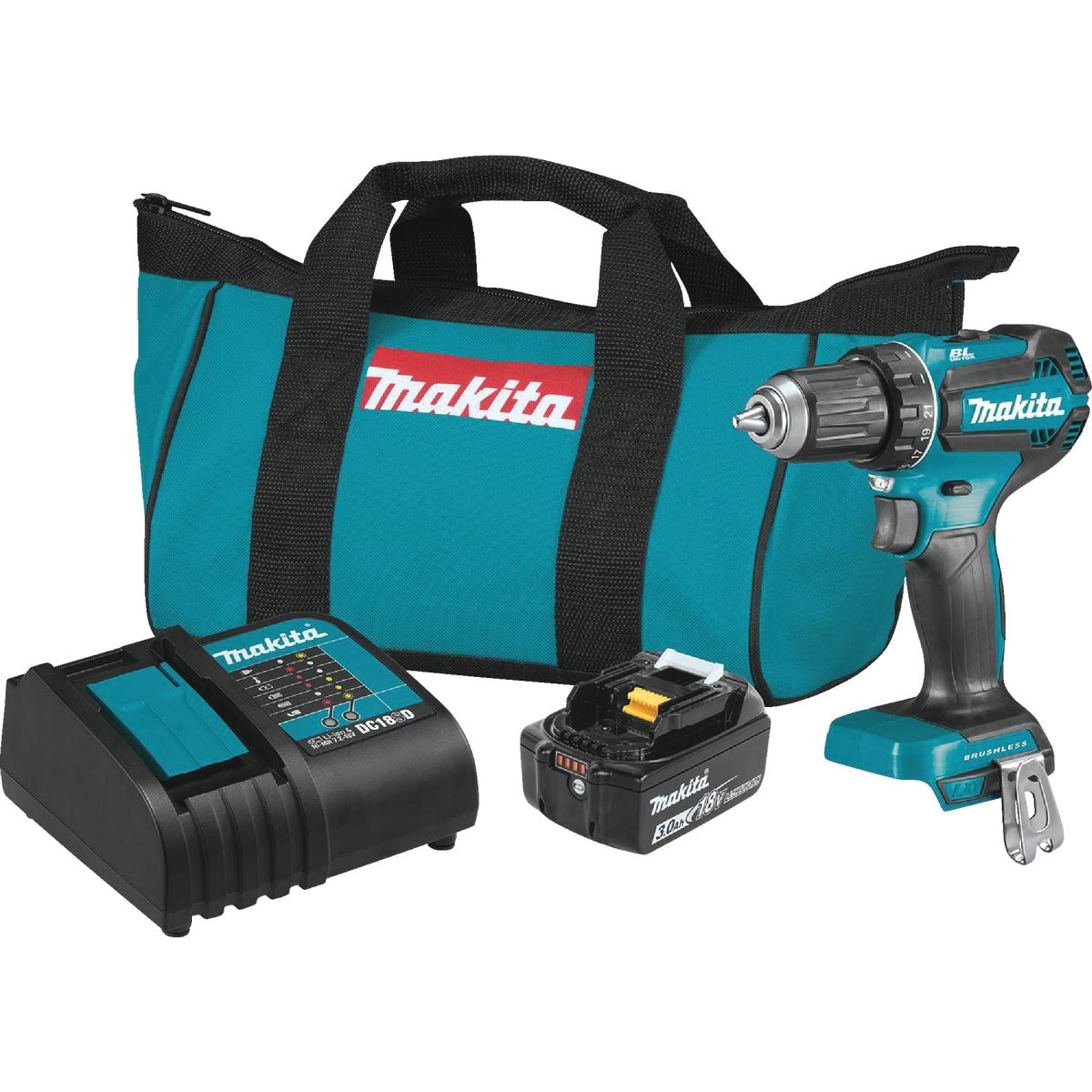 Makita 18V Cordless Drill Driver Kit Pack Of 8 Walmart makita-18v-cordless-drill-driver-kit-pack-of-8-walmart