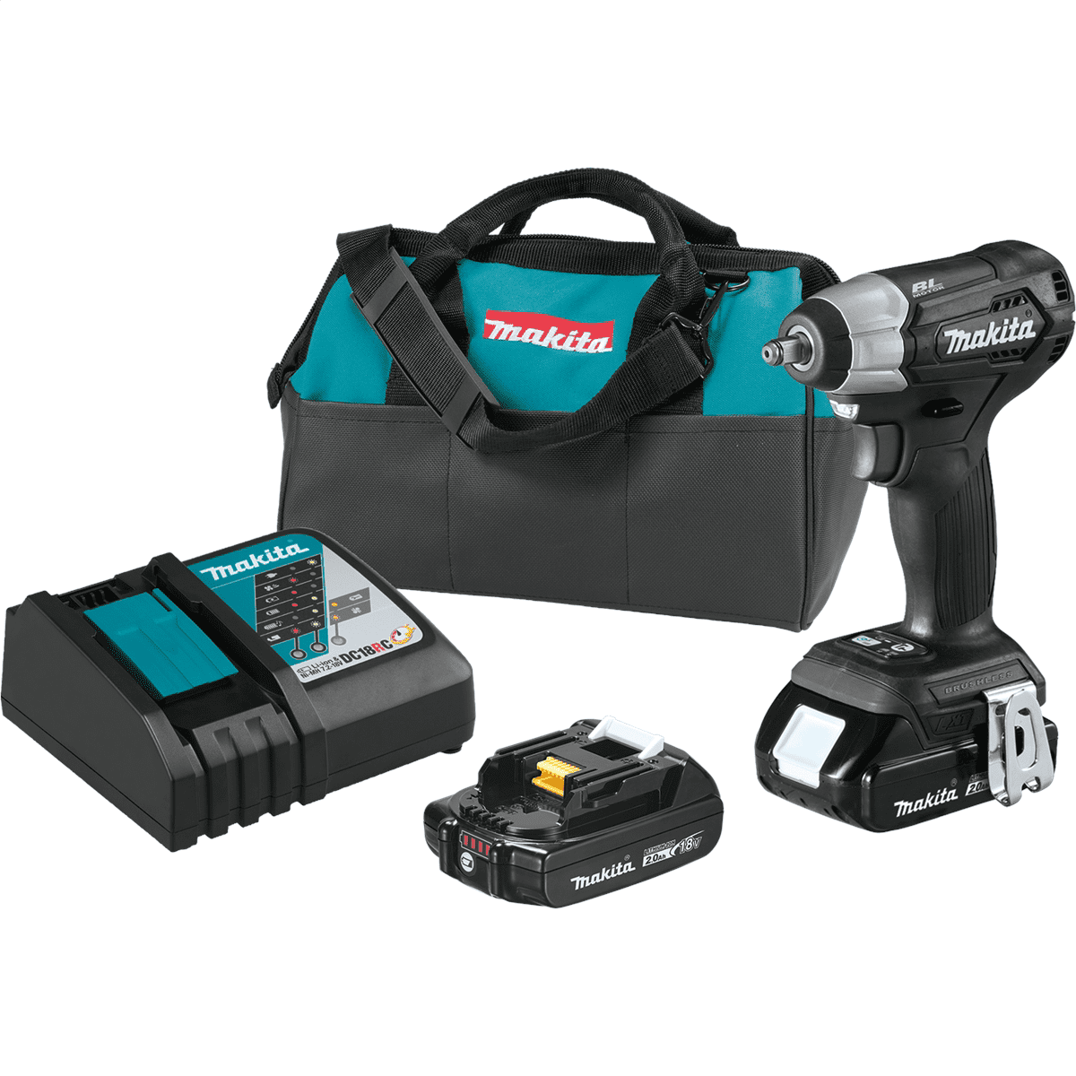 Makita 18V LXT 2.0 Ah Brshlss Crdlss 3/8" Sq Dri Imp