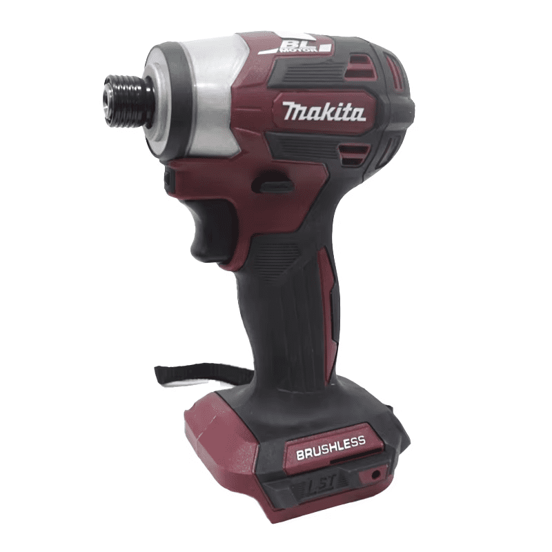 Makita 18V LXT Cordless Impact Driver DTD173 Brushless Electric Drill Driver Wood/Bolt/Rack/T2-Mode Dual LED Light 180 N m ,Bare Tool -  Claret