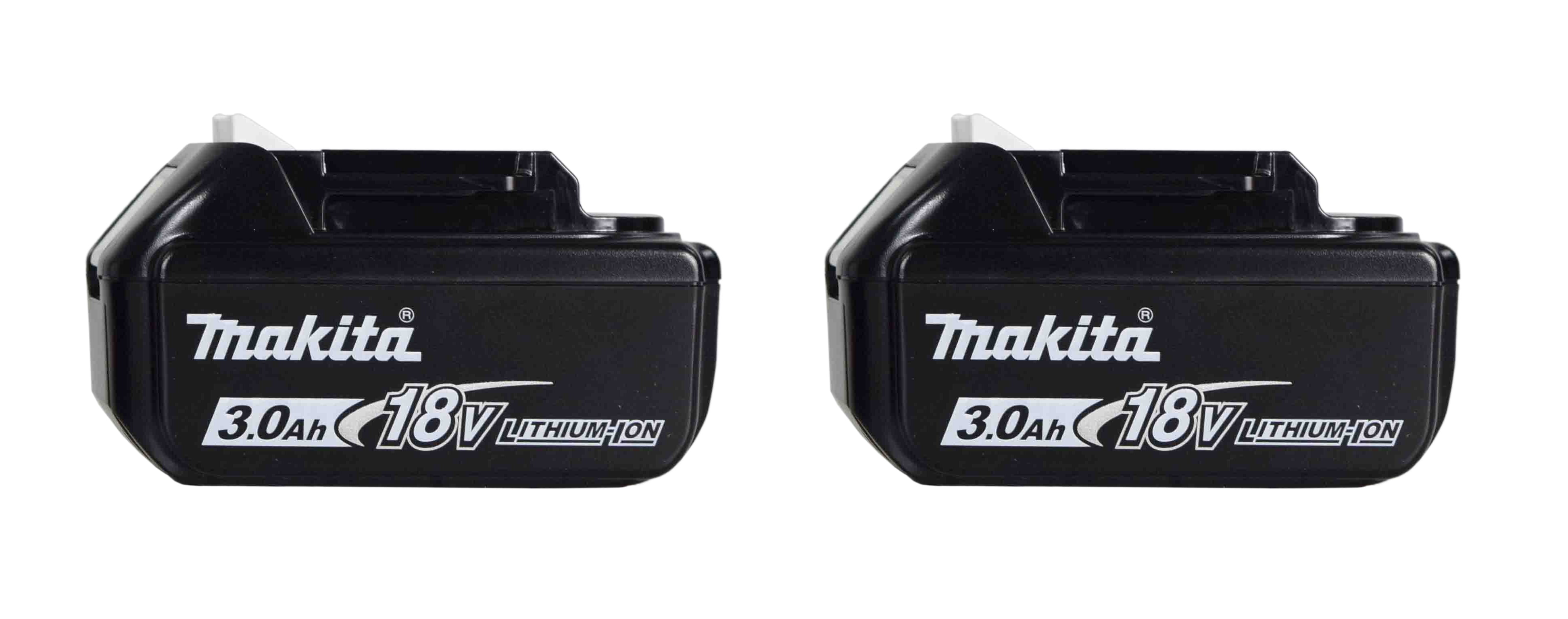 Makita 18V LXT Lithium-Ion Battery Packs 3.0Ah with Fuel Gauge BL1830B - 2 pack