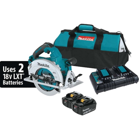 Makita 18V X2 LXT Li-Ion (36V) Brushless Cordless 7-1/4 Circular Saw Kit XSH06PT