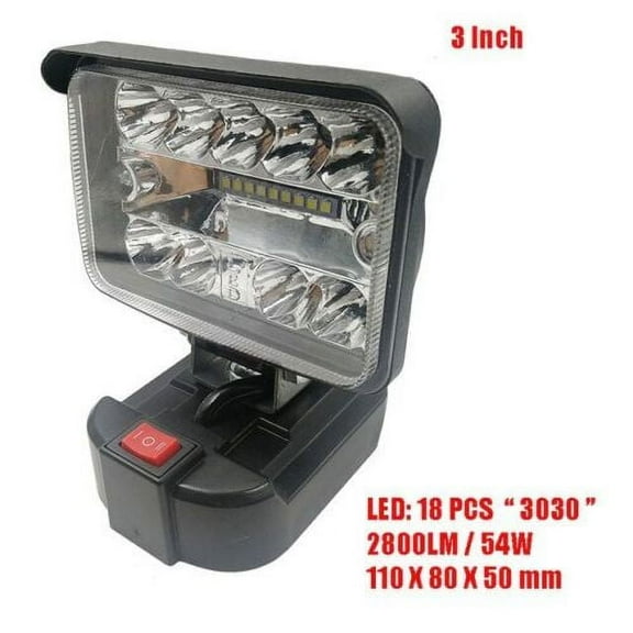 Makita 18v Li-ion Battery Working Flash Light LED 54w BL1830 BL1860 Highpower