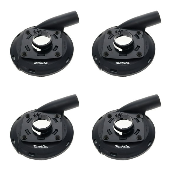 Makita 195236-5 4-1/2 in - 5 in Dust Extracting Surface Grinding Shroud for Grinders (Except 9005B) (4-Packs)