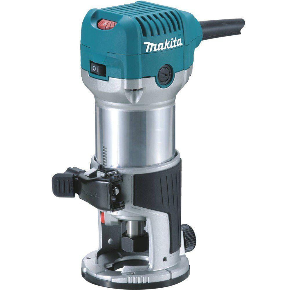 Makita 6.5 Amp 1-1/4 HP Corded Fixed Base Variable Speed Compact Router with Quick-Release Sansujyuku sansujyuku.com