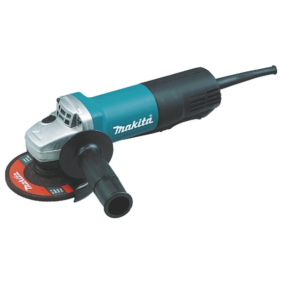 Makita 9557PB 4-1/2" Paddle Switch Angle Grinder, with AC/DC Switch