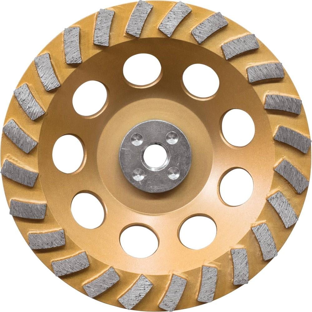 Makita-A-96425 7 in. Turbo 24 Segment Diamond Cup Wheel, Anti-Vibration