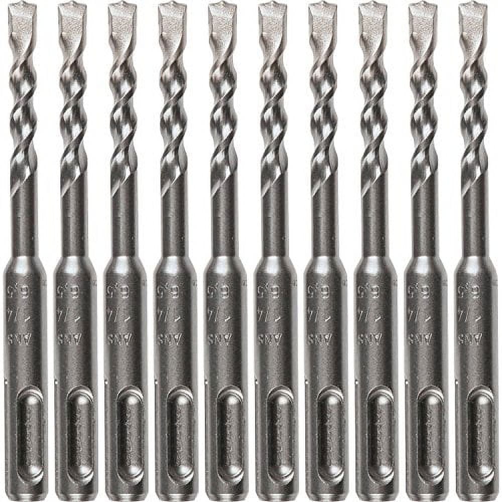 Makita SDS-Plus Drill Bits – 3/16 X 6 Inch, 2-Cutter Carbide Tip, 10-Pack For Concrete 3 thumbnail image