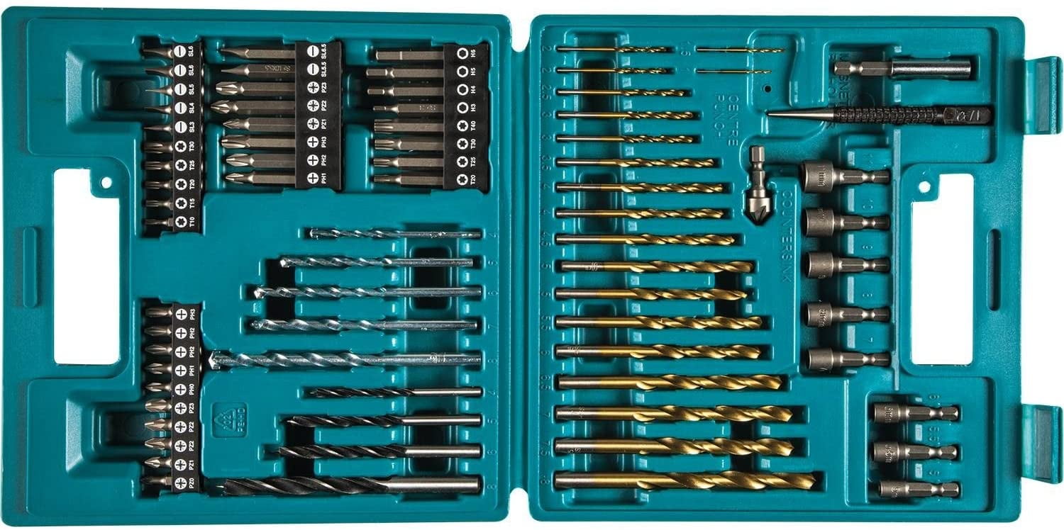 Makita B PC Metric Drill and Screw Bit Set 75 Piece Set