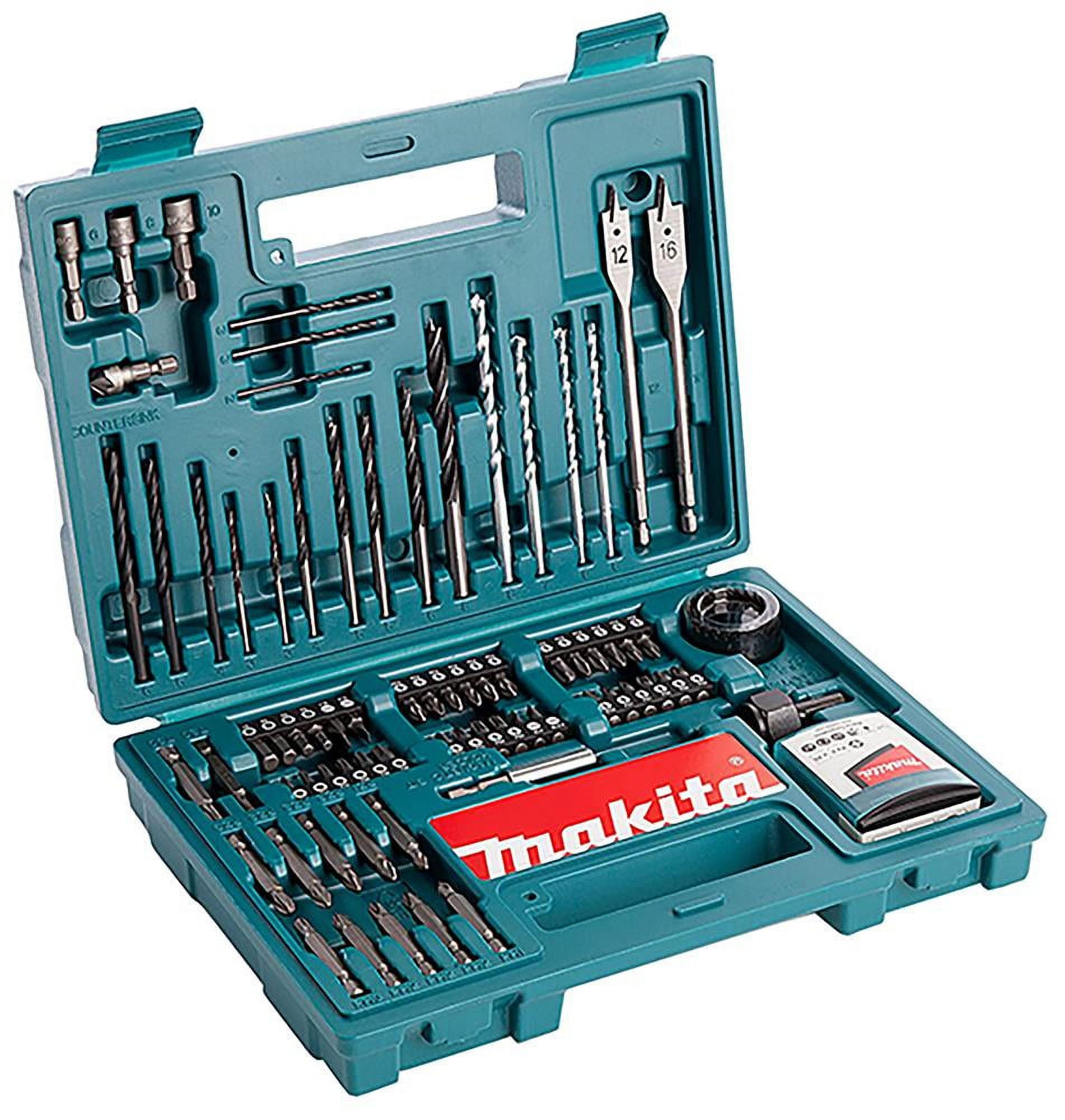 Makita B53811 Drill and Screwdriver Bit Accessory Set, 100