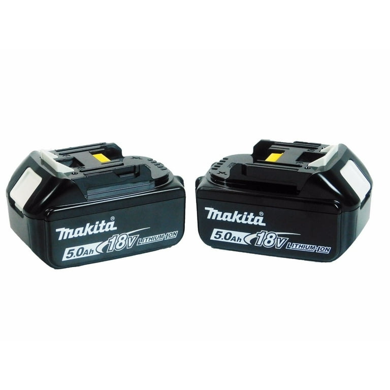 Makita 18V 5.0Ah Lithium-Ion Battery Pack 2, Fast Charge