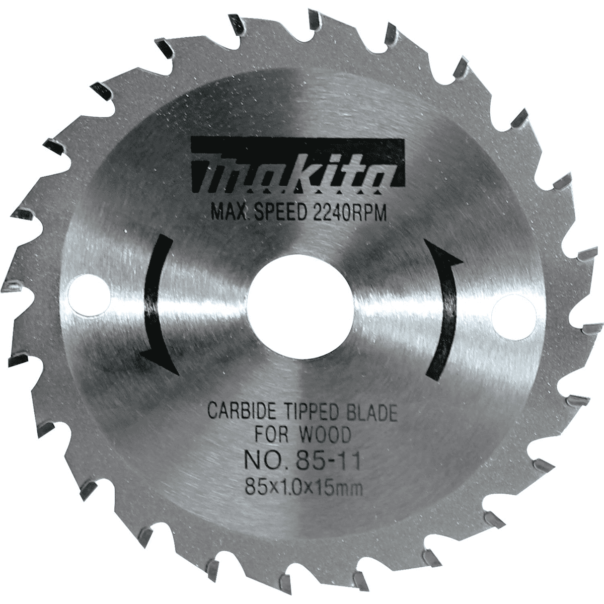 Makita 3 3/8" 24T Carbide Tipped Circular Saw Blade for General Purpose