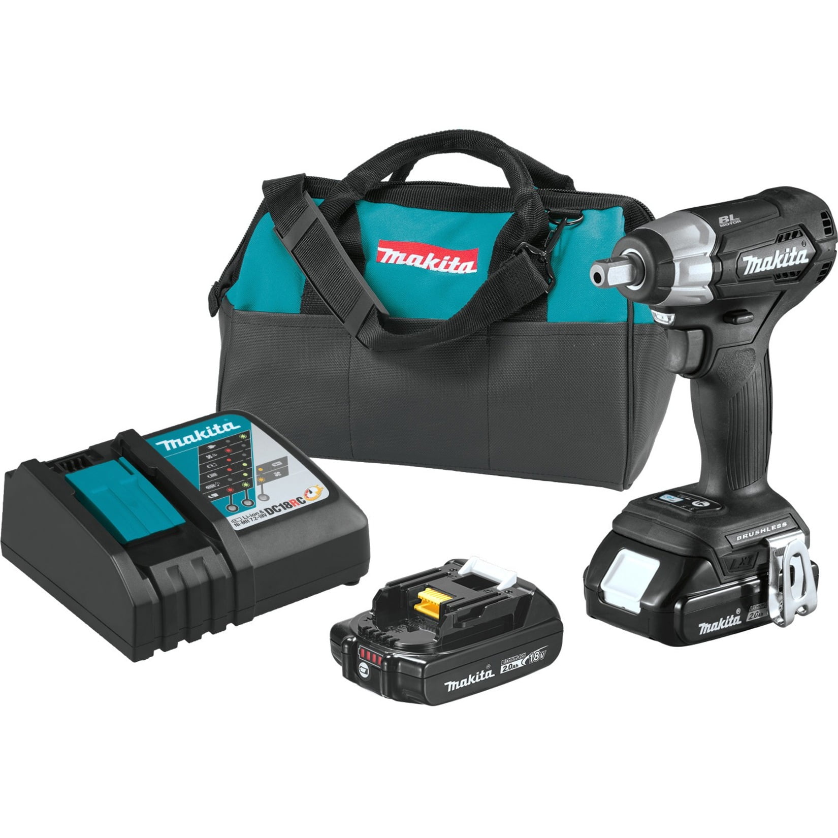Makita XWT13RB IMPACT WRENCH SUBCOMPACT 18V XLT LITHIUM ION MKT-XWT13RB