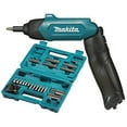 thumbnail image 1 of Makita DF001DW 3.6V Lithium-Ion 1/4" Hex Screwdriver Kit, Teal, 3.6V, 1 of 3