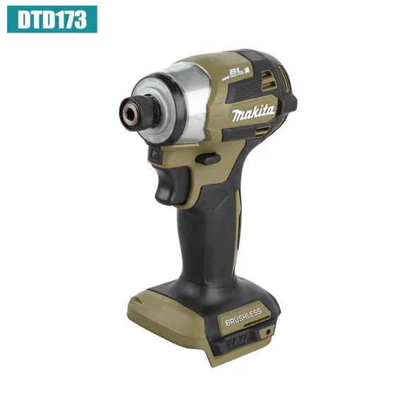Makita DGA404 18V 125mm Electric Angle Grinder Brushless Cutting Machine, DTD173 Brushless Impact Drill Car Maintenance Tool