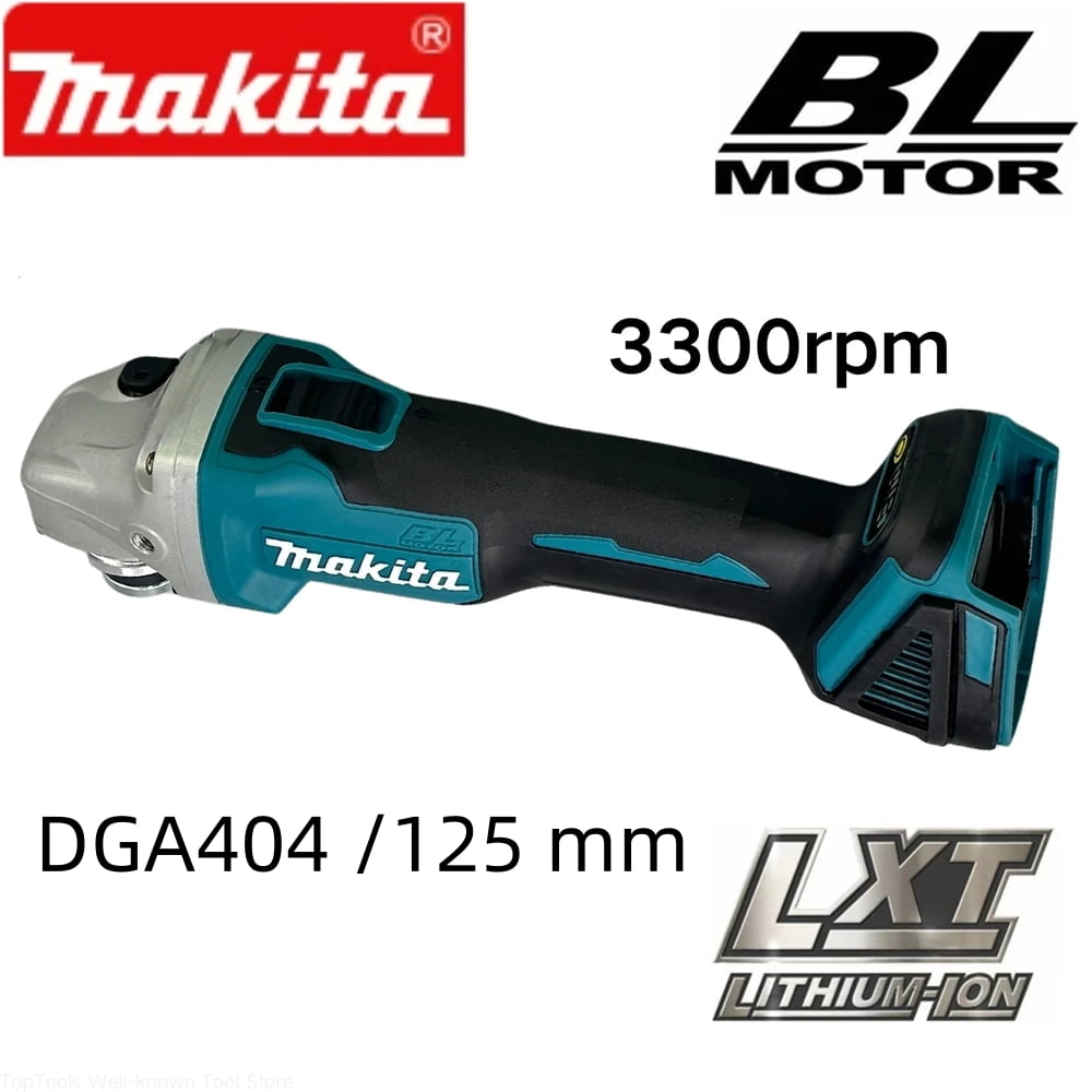 Makita® DGA404 18V Cordless- Angle Grinder 100/125mm 3300rpm Brushless ...