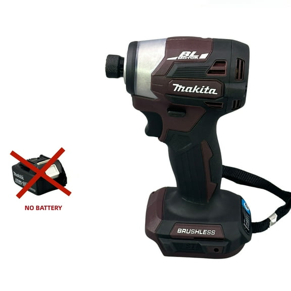 Makita DTD173 18V Cordless Impact Driver, Brushless Motor, LXT BL Electric Drill, Wood, 2.2, T Mode, 180 N M, Rechargeable Power Tools, Bare Tool  - Brown