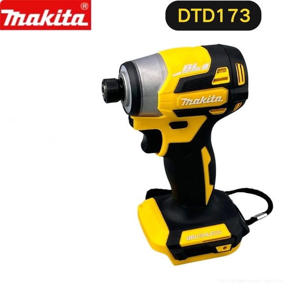 Makita DTD173 18V LXT Lithium-Ion Brushless Cordless Quick-Shift Mode 4-Speed Impact Driver (Tool Only) Yellow