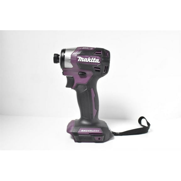 Makita DTD173 Cordless Impact Driver 18V LXT BL Brushless Motor Electric Drill (Tool Only)-Claret