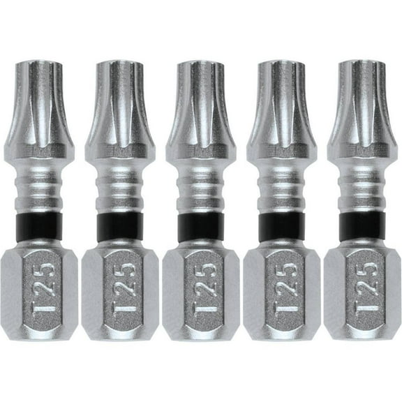 Makita E-00636 Impact XPS T25 Torx 1" Insert Bit, 5 per package