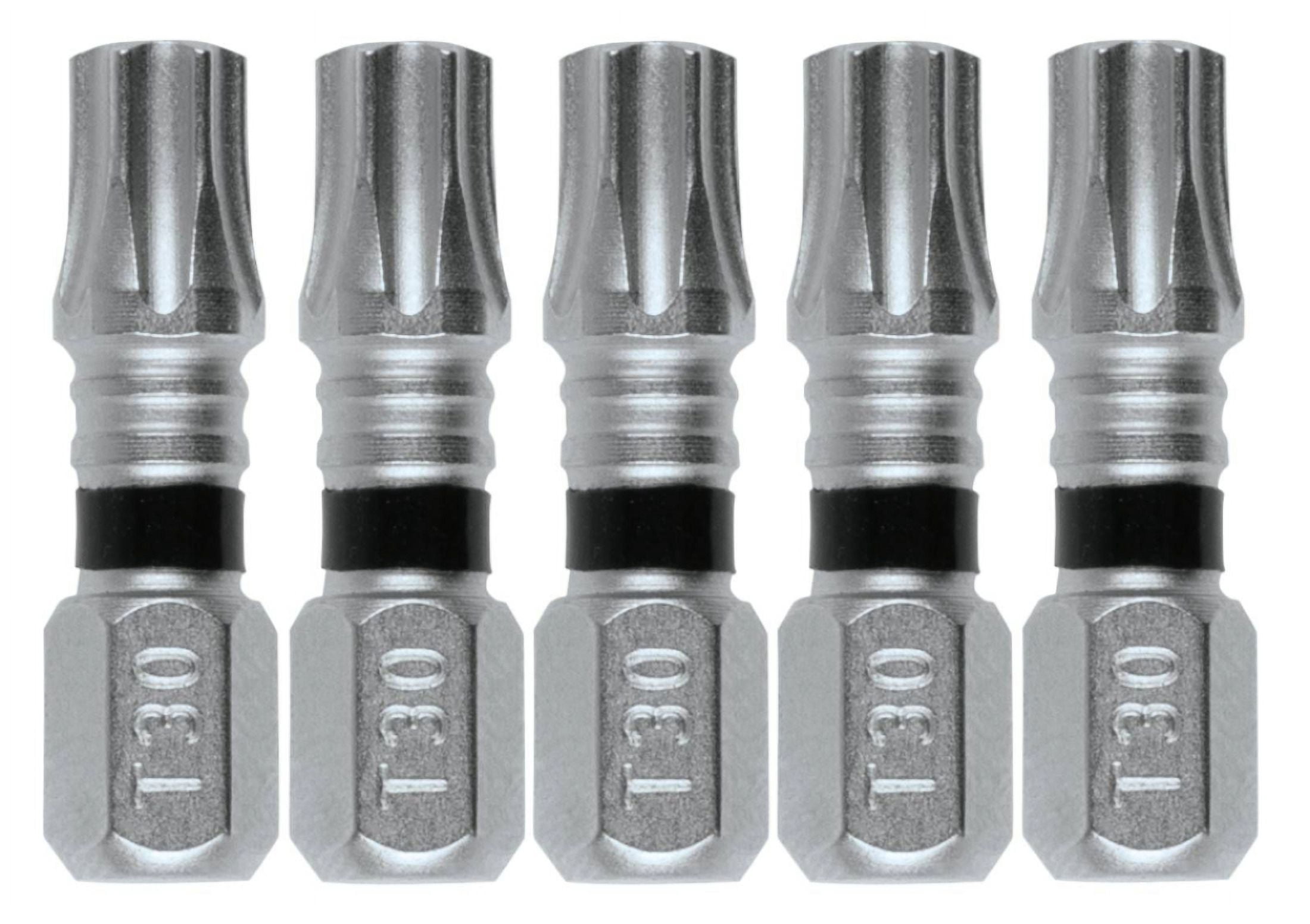 Makita E-00658 Impact XPS T30 Torx 1 in. Insert Bits, 5-Pack