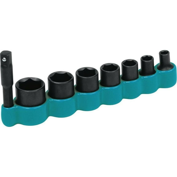 Makita E-01703/T-02369 8-Piece 1/4in Impact Socket Set