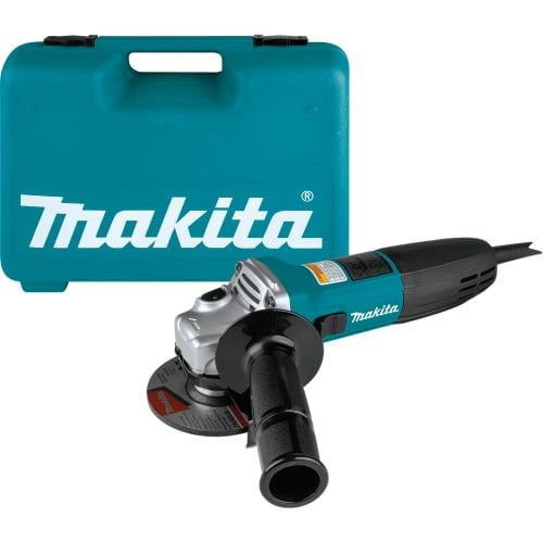 Makita GA4030K4" Angle Grinder with Case, 6.0 AMP, 1100 RPM