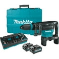 thumbnail image 1 of Makita GMH02PM 80V Max (40V Max X2) XGT Brushless Lithium-Ion 28 lbs. Cordless AWS Capable AVT Demolition Hammer Kit with 2 Batteries (4 Ah), 1 of 15