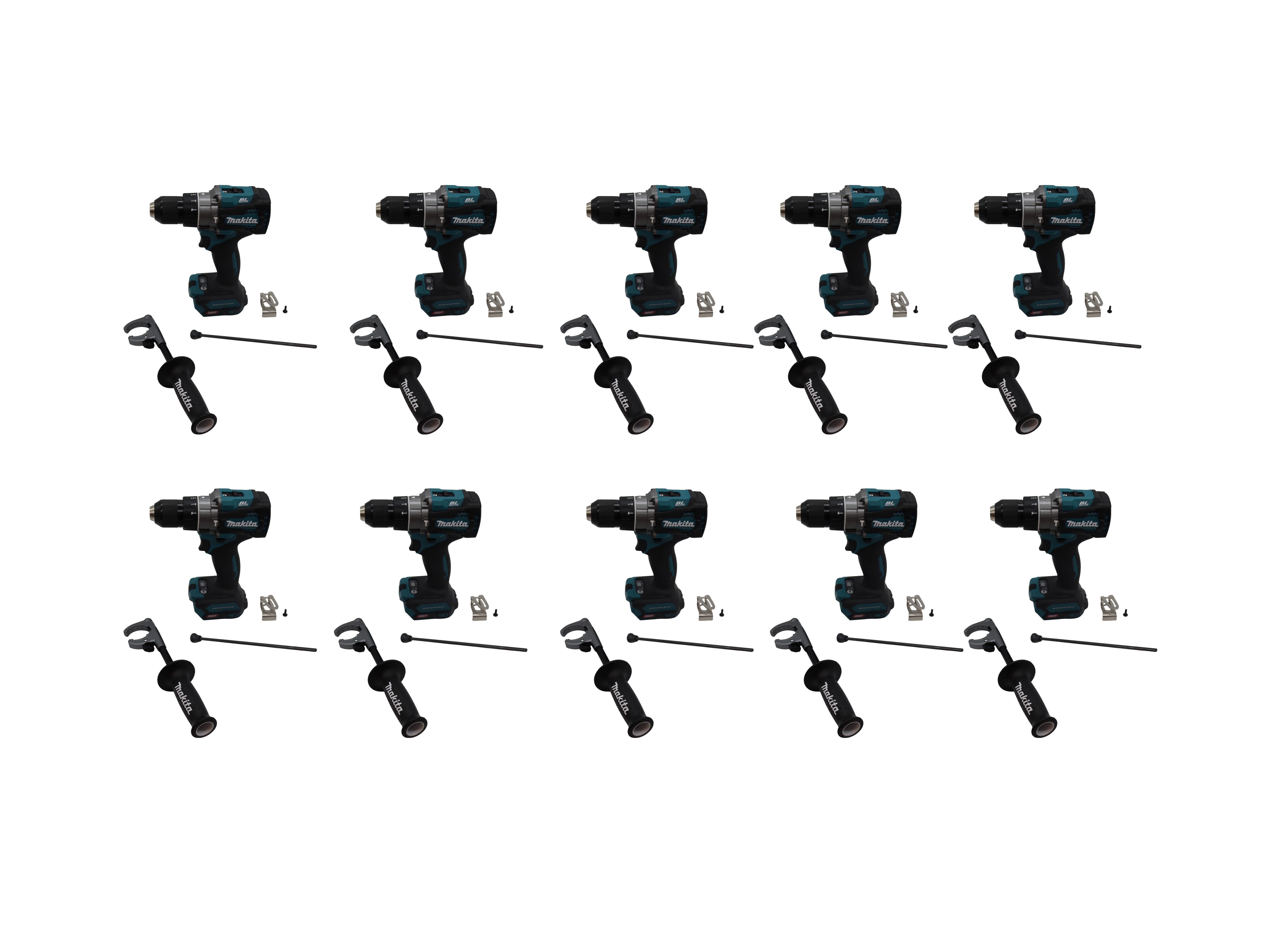 Makita GPH01Z 40V max XGT Cordless 1/2" Hammer Driver Drill (Tool Only) 10 Pack