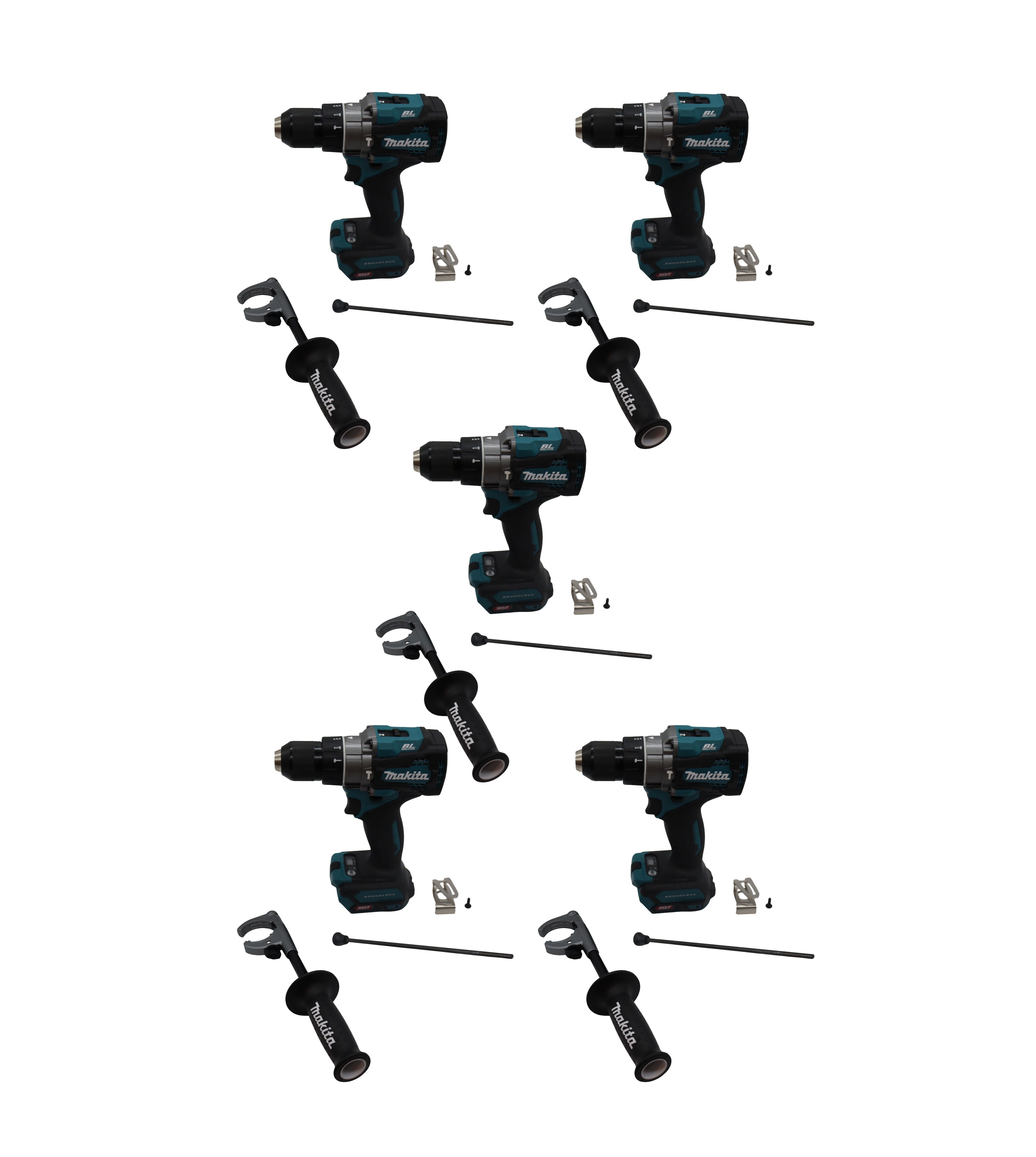 Makita GPH01Z 40V max XGT Cordless 1/2" Hammer Driver Drill (Tool Only) 5 Pack