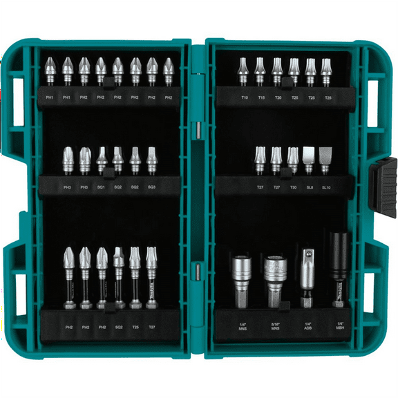 Makita Impact XPS Bit Set Fastening Tool Material Steel, 35 Pieces