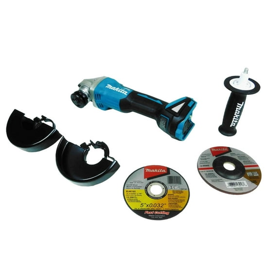 Makita XAG04Z, 18V Cordless 4-1/2" / 5" Brushless Cut-off/Angle Grinder, Power Grinders, 0Ah, 8500 RPM