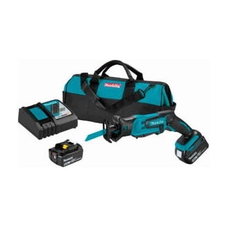 Makita XRJ01T 18-Volt 1/2-Inch 5.0Ah Lithium-Ion Cordless Reciprocating Saw Kit
