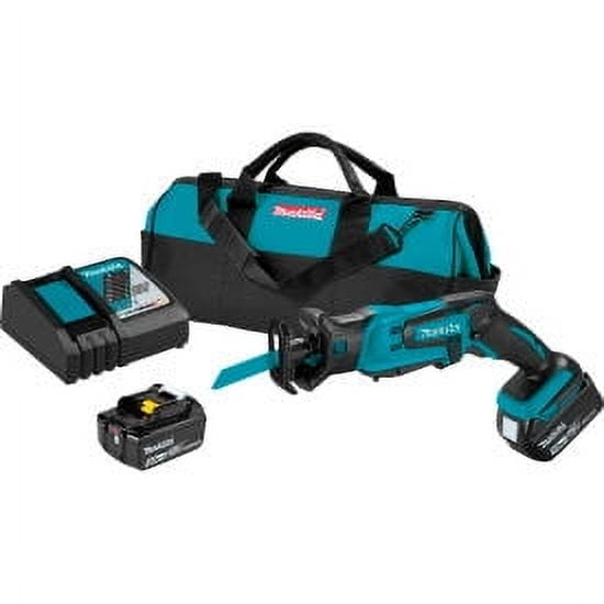 Makita XRJ01T 18-Volt 1/2-Inch 5.0Ah Lithium-Ion Cordless Reciprocating Saw Kit