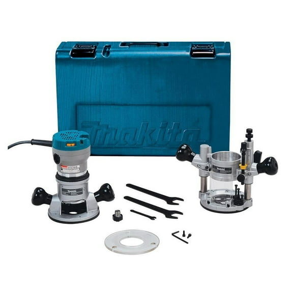 Makita 2-1/4 HP* Router Kit with Plunge Base RF1101KIT2