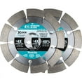 thumbnail image 1 of Makita X-LOCK 4-1/2 In. Segmented Rim Dry/Wet Cut Diamond Blade (2-Pack) E-07200, 1 of 2