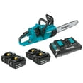 thumbnail image 1 of Makita XCU03PT1 18 Volt Brushless 14 Inch Electric Chainsaw Kit & 4 Batteries, 1 of 4