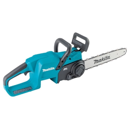 Makita XCU11Z 18V LXT Lithium-Ion Brushless Cordless 14-Inch Chain Saw Tool Only with Brushless Motor, Rubberized Soft Grip Top Handle, and Large Oil Filling Port