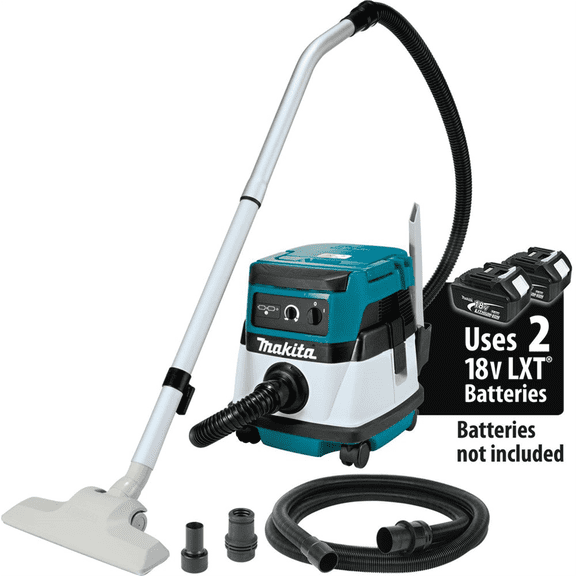 Makita Shop Vacuum,2.10 gal.,Plastic,127 cfm XCV04Z