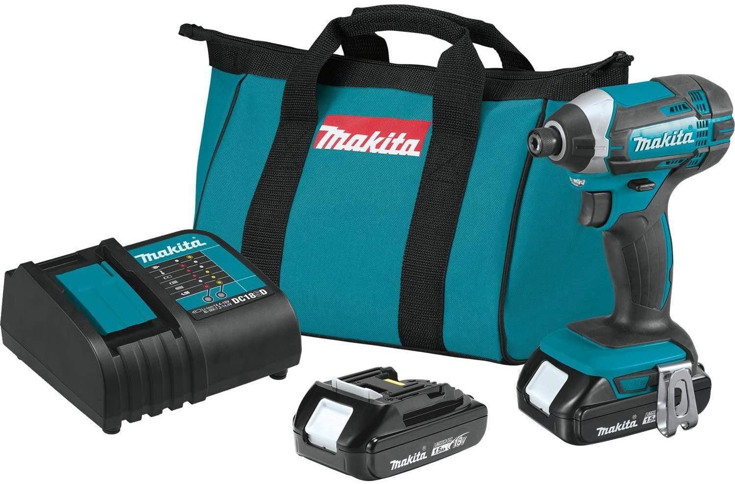 Makita XDT11SY 18V LXT Lithium-Ion Compact Cordless Impact Driver Kit 1.5Ah