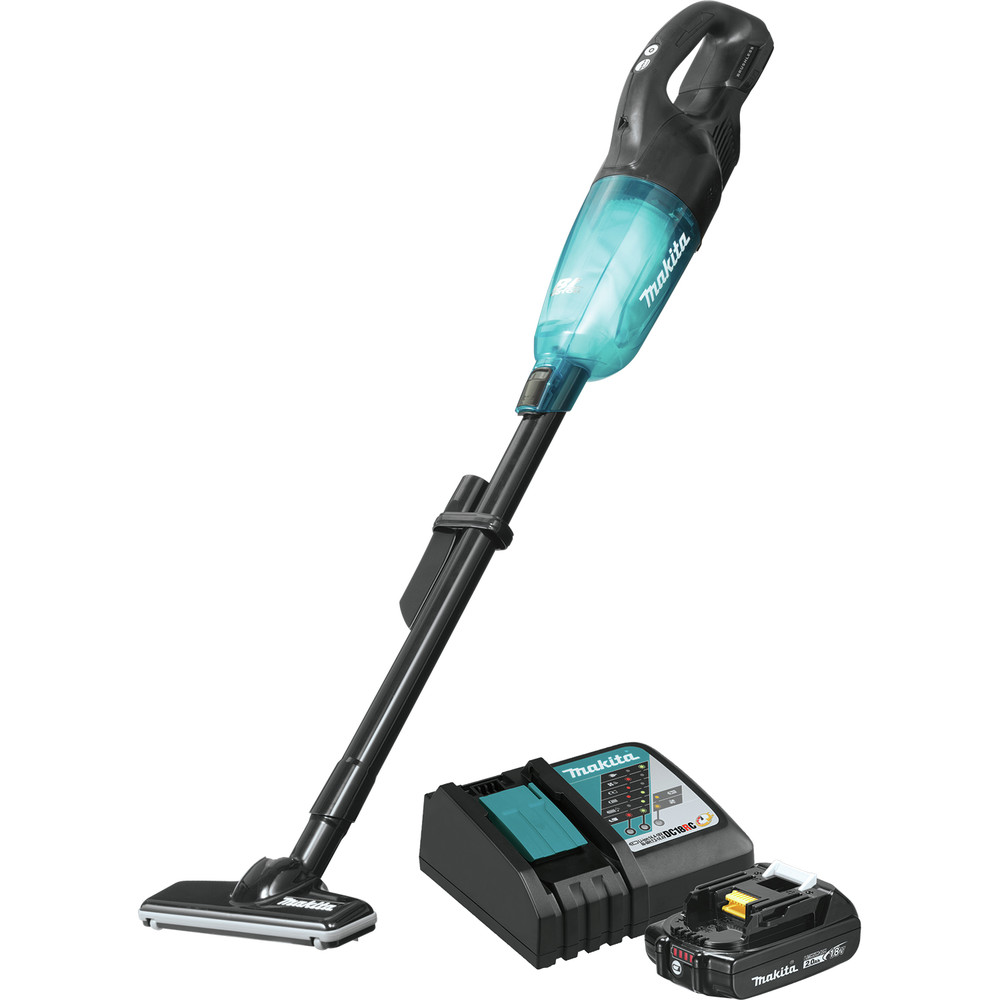 Makita XLC04R1BX4 18V LXT Lithium-ion Compact Brushless Cordless 3-Speed Vacuum Kit with Push Button (2 Ah) - image 1 of 13