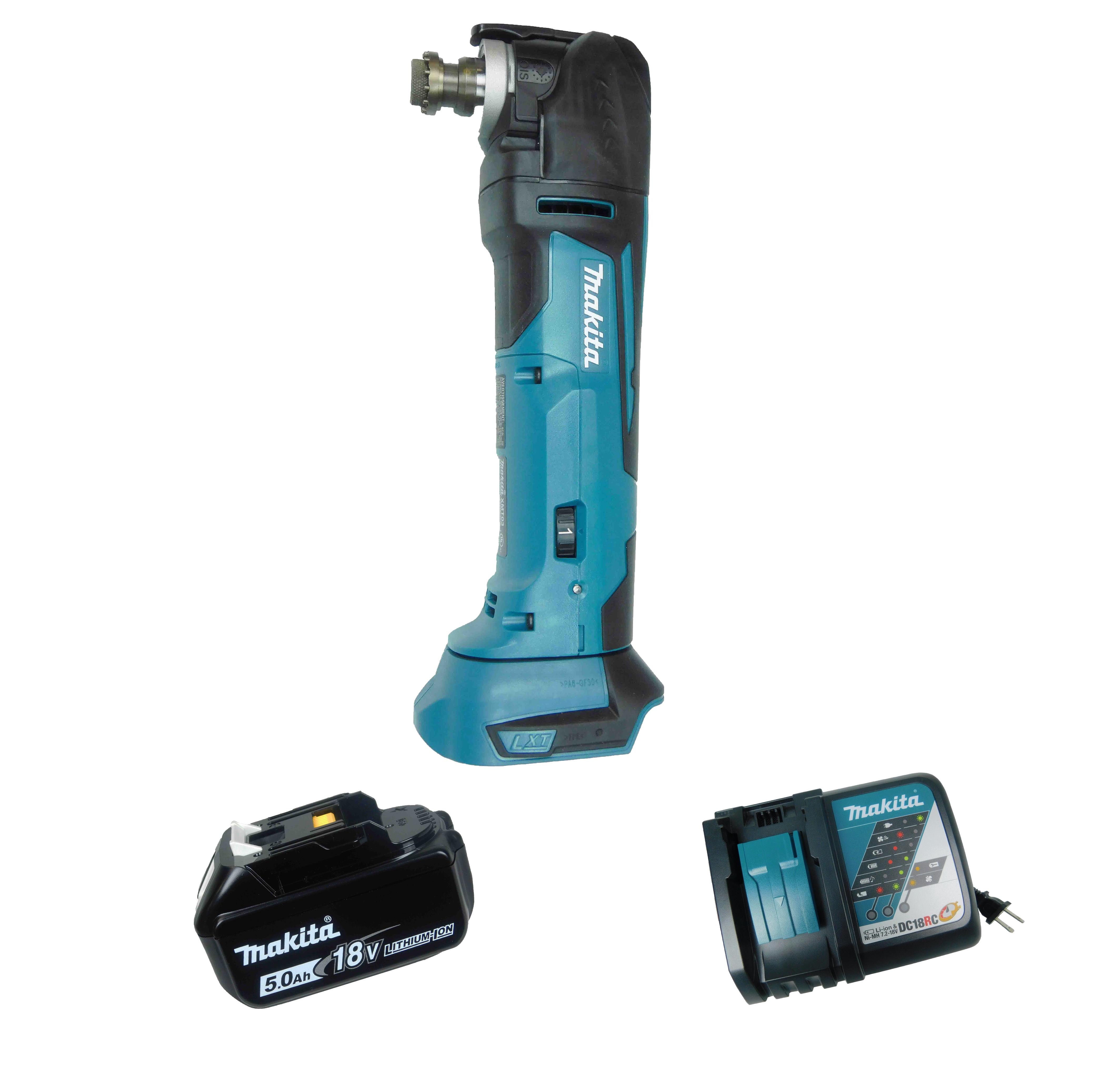 Makita XMT03Z 18V LXT Cordless Multi Tool Kit with 5.0Ah Battery