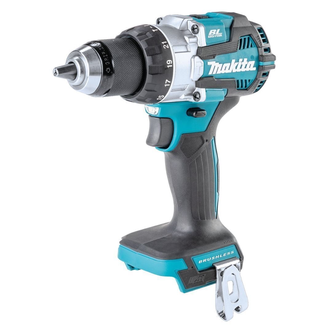 Makita XPH16Z 18V LXT Lithium-Ion Compact Brushless Cordless 0.5-Inch Hammer Driver-Drill Tool with Variable 2-Speed and Dual LED Lights