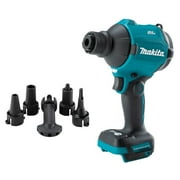 Makita XSA01Z 18V LXT Brushless Cordless 7-Inch High Speed Blower and Inflator Tool with 5 Nozzles and Built-in LED Light