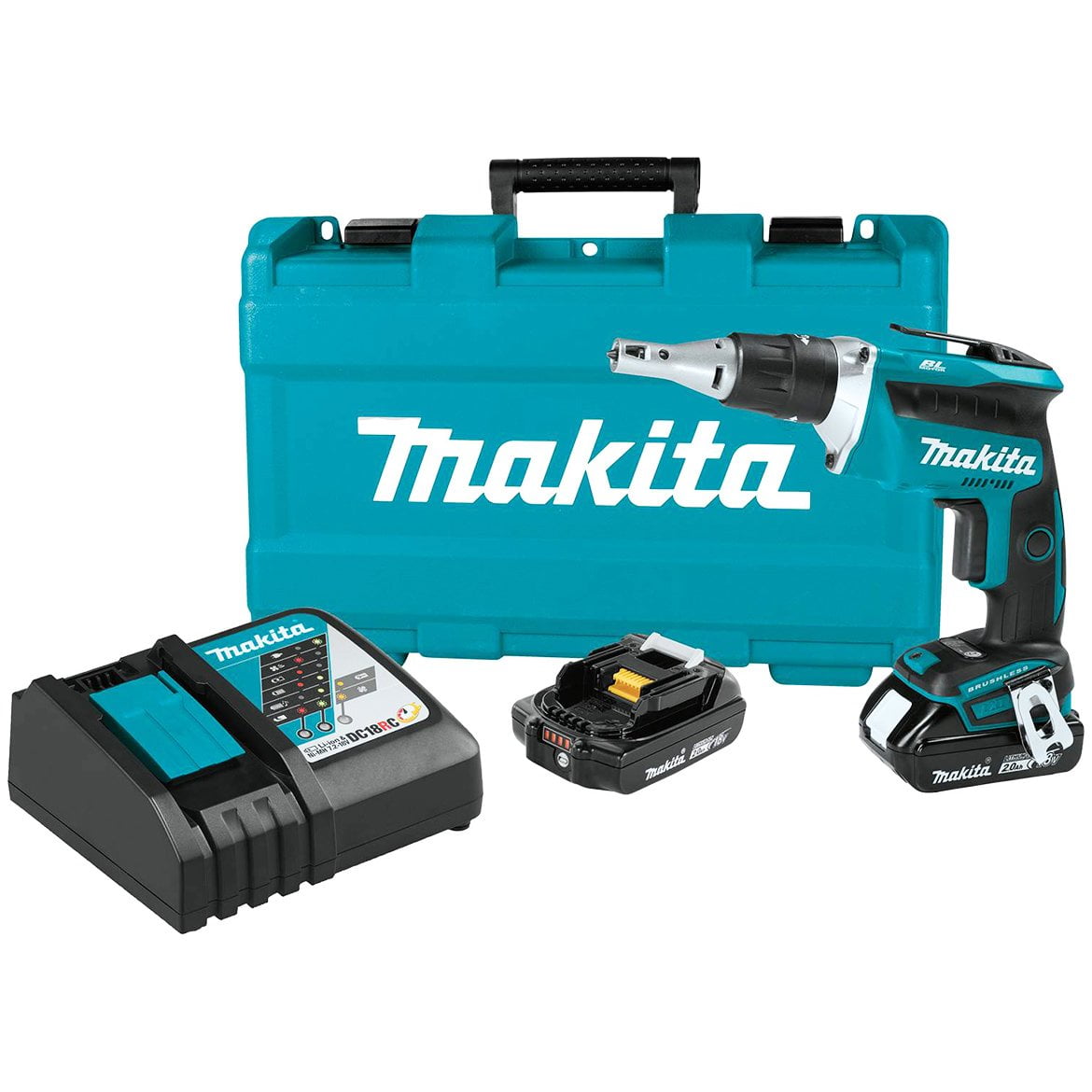 Makita XSF03R 18-Volt 1/4-Inch 2.0Ah Hex Lithium-Ion Drywall