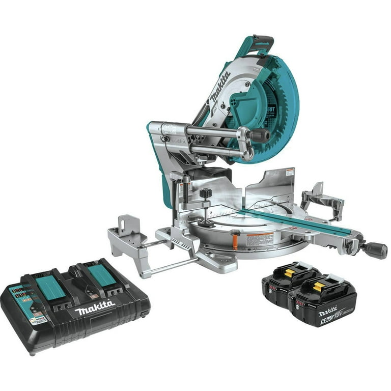 18V X2 LXT(36V) 12 in. Brushless Dual-Bevel Sliding Compound Miter Saw Kit 5.0Ah with bonus 18V LXT Jigsaw (Tool-Only) 18V X2 LXT(36V) 12 in. Brushless Dual-Bevel Sliding Compound Miter Saw Kit 5.0Ah with bonus 18V LXT Jigsaw (Tool-Only)