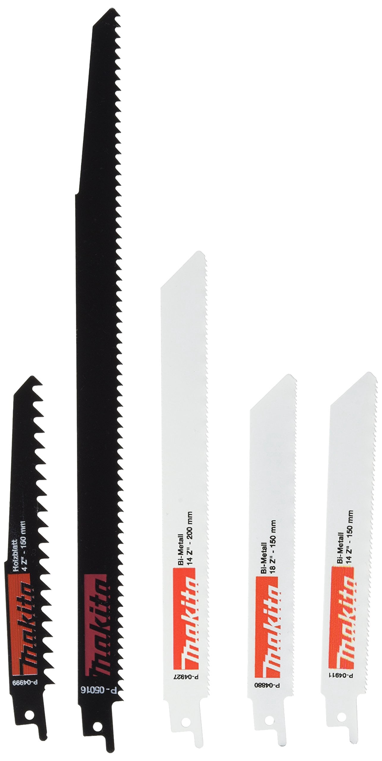 Makita reciprocating Saw Blades Set – 1 Piece, P–83945